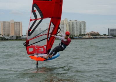 Bryn Muller in action at the 2020 Gulf Championships